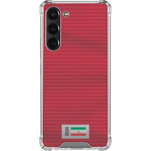 Iran Soccer Flag Galaxy S24 FE Clear Case